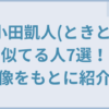 小田凱人(ときと)に似てる人7選！画像をもとに紹介！